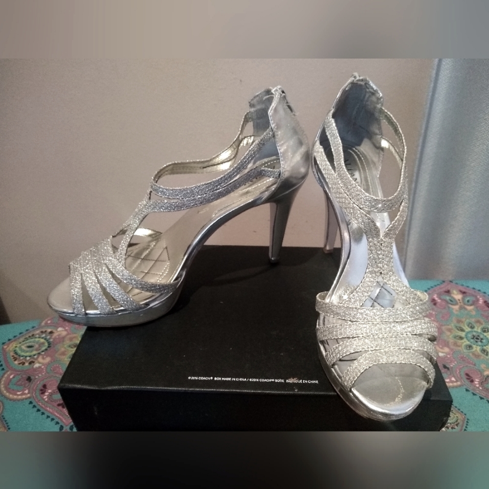 Beautiful Silver Sandals